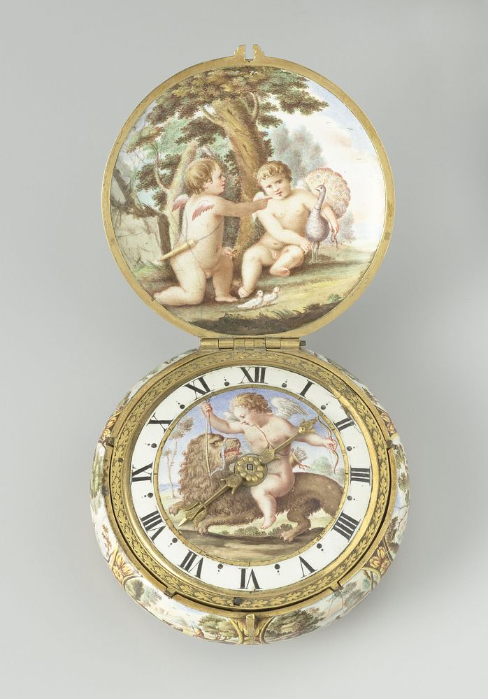 Watch (c. 1650 - c. 1660) by J Vrijthoff le Jeune 1646 1730, anonymous and J Vrijthoff le Jeune 1651 1716