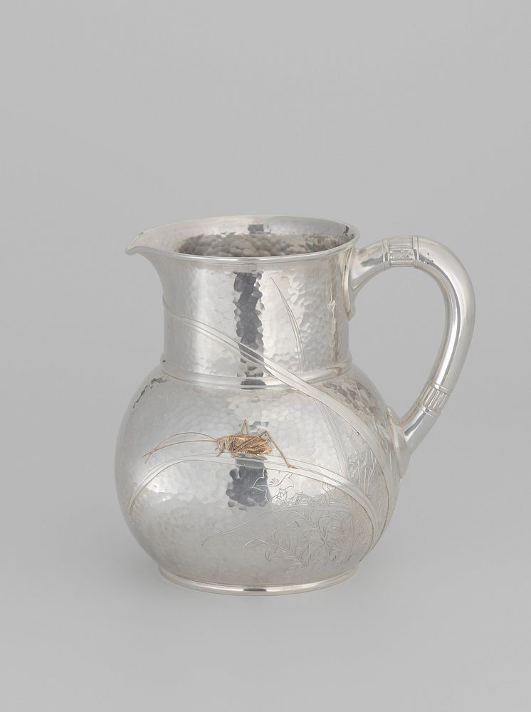 Water jug with plant and floral motifs (c. 1873 - c. 1874) by Tiffany and Co and Edward Chandler