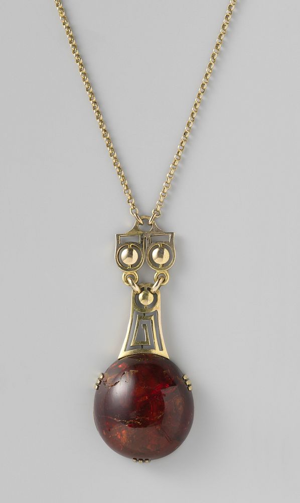 Pendant necklace (c. 1920 - c. 1929) by Firma van den Eersten and Hofmeijer
