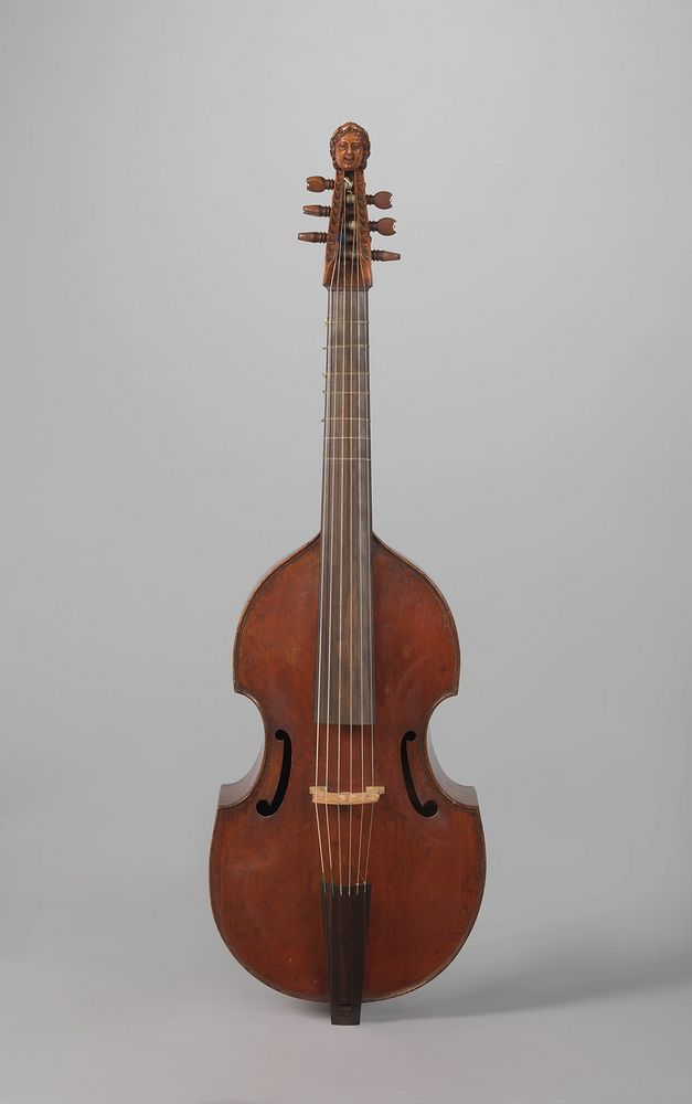 Bass viol (1726) by Pieter Rombouts