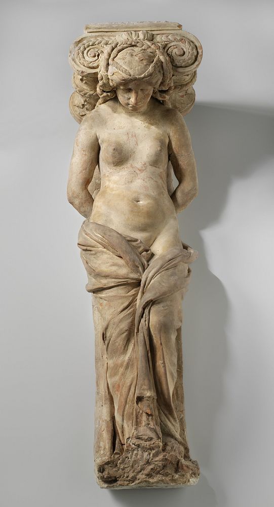 Weeping and captive caryatids: Remorse and Penance (1650 - 1651) by Artus Quellinus I