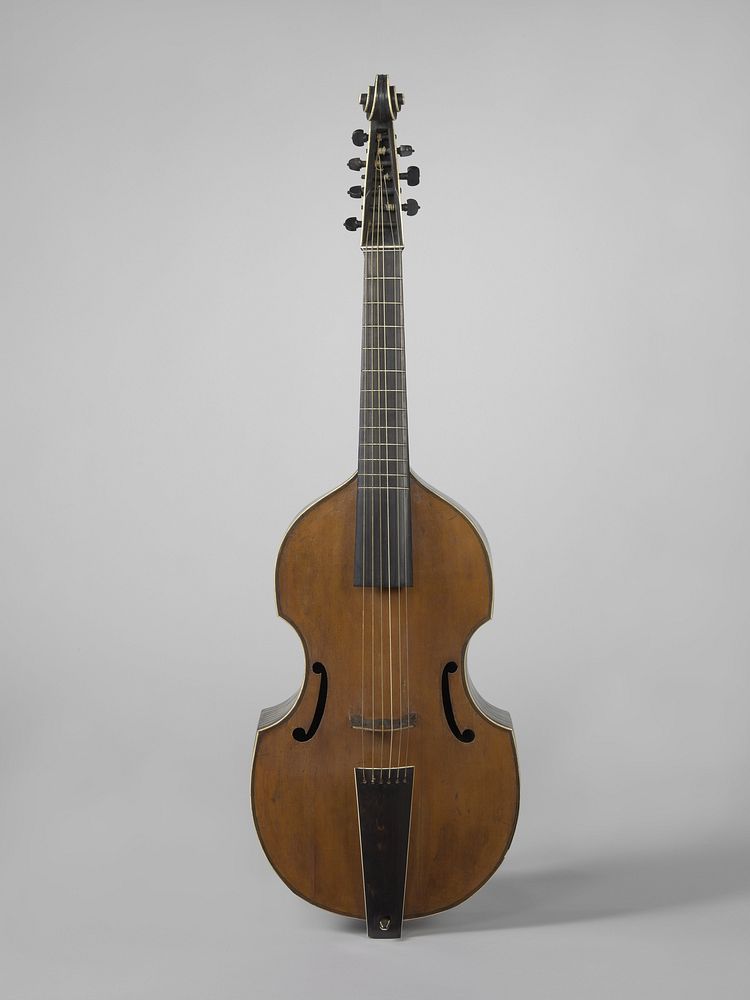Bass viol (c. 1700) by anonymous