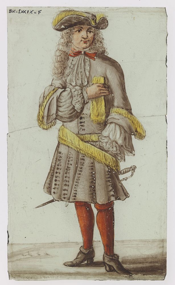 Ruit met een edelman (c. 1650 - c. 1675) by anonymous