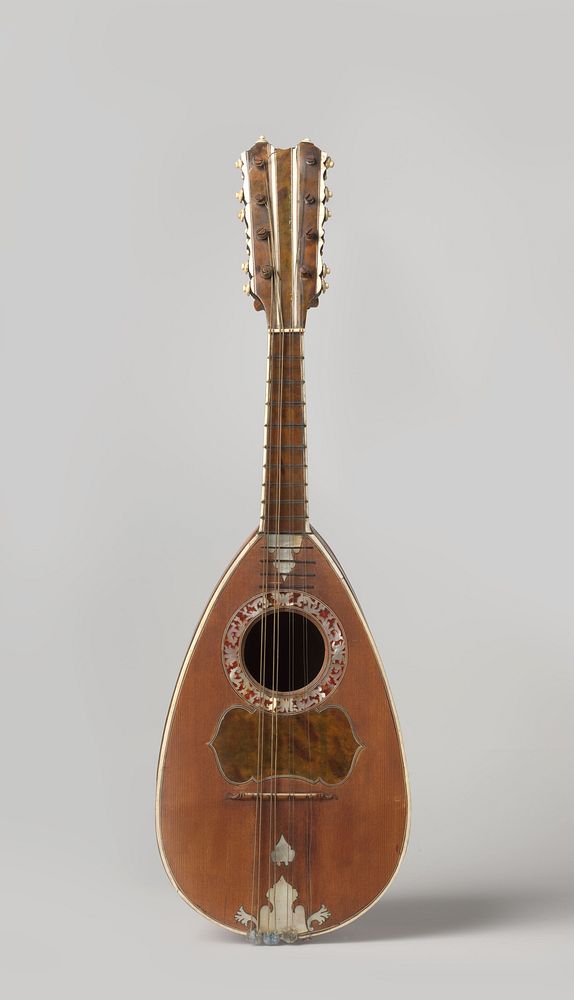 Neapolitan mandolin (c. 1770 - c. 1780) by familie Vinaccia