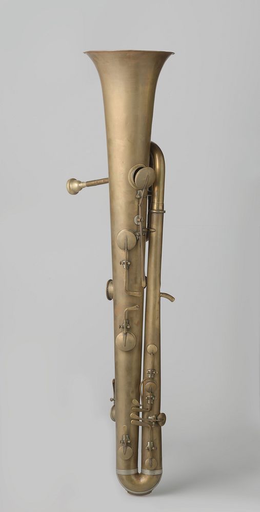Bass ophicleide (c. 1830 - c. 1850) by anonymous
