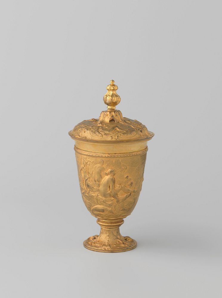 Cup with Diana and Actaeon (1881) by Fa Elkington and Co and Paulus Willemsz van Vianen