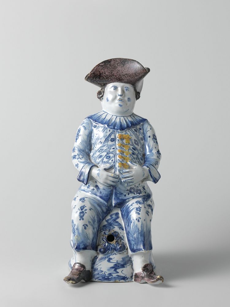 Jug in the form of a seated man (c. 1750 - c. 1775) by anonymous