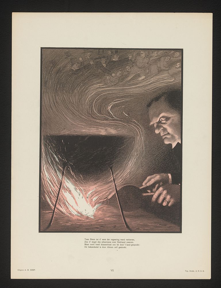 Bram stookt de heksenketel op (1905) by Albert Hahn I, A B Soep and Typ Drukk A N D B