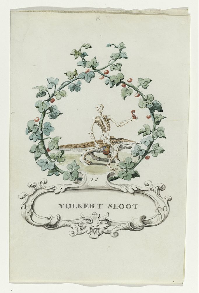 Spotprent van Volkert Sloot (1710 - 1720) by anonymous