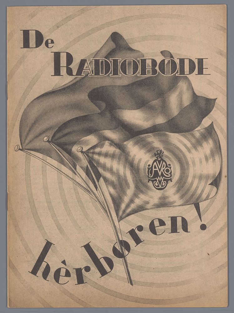 De Radiobode (1945) by AVRO and Jacob van Campen drukkerij