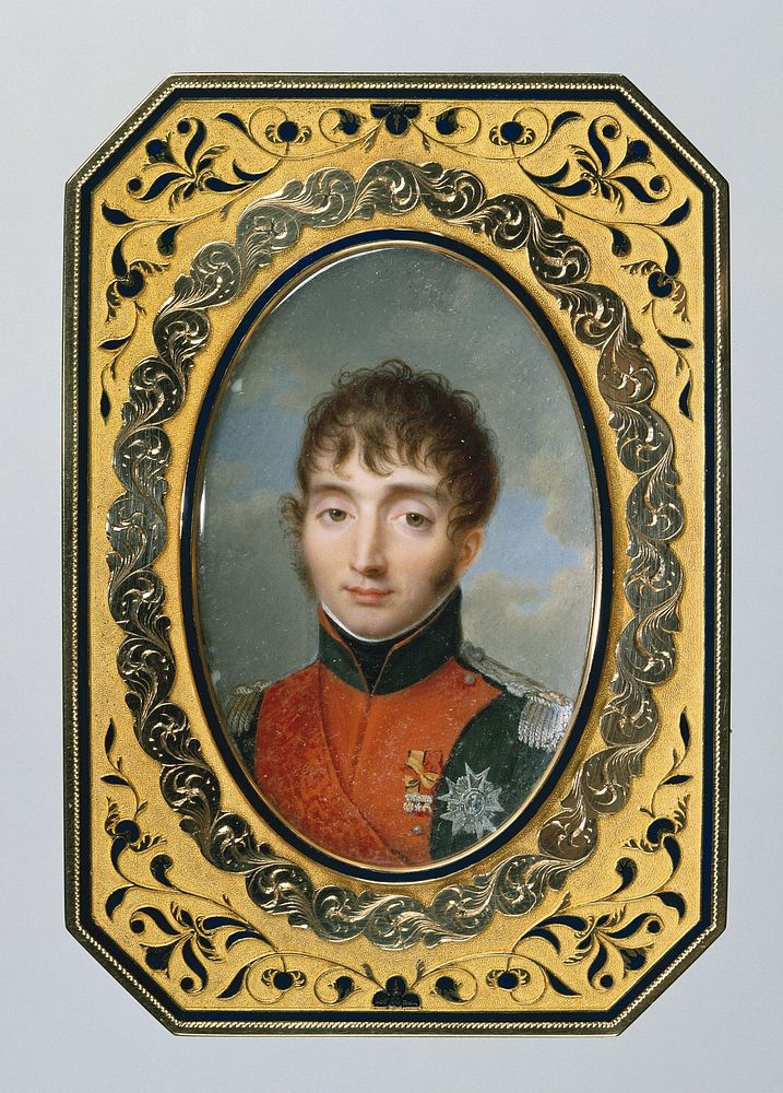 Snuifdoos met het portret van Lodewijk Napoleon in uniform (1806 - 1810) by anonymous, anonymous and anonymous