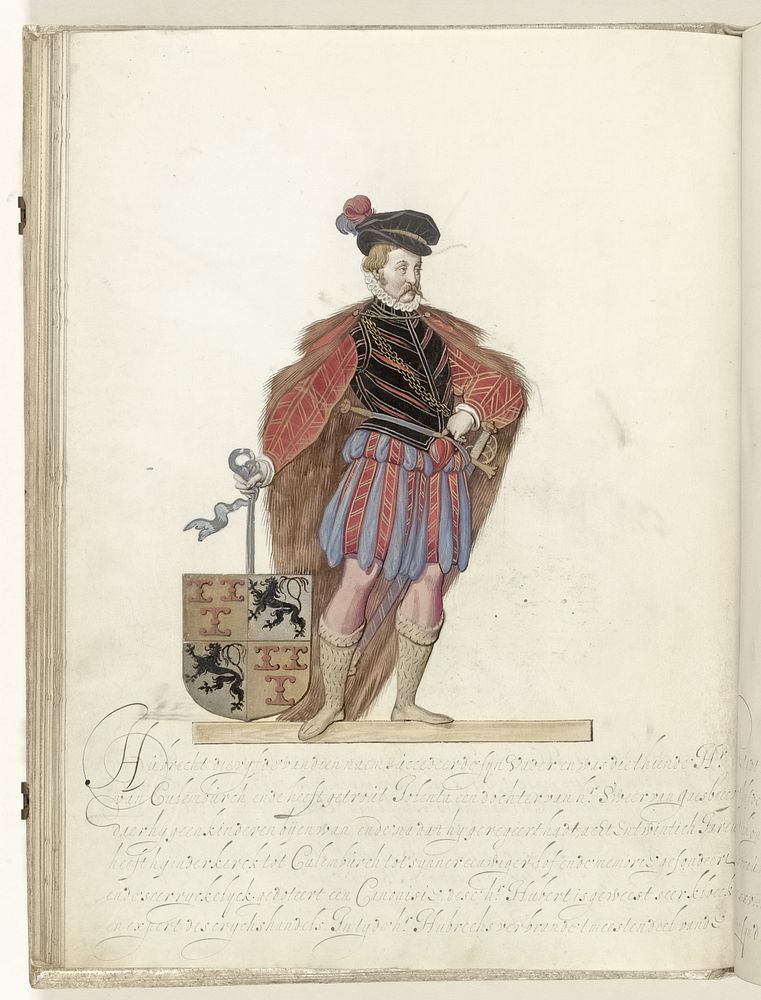 Hubrecht V, heer van Culemborg (c. 1600 - c. 1625) by Nicolaes de Kemp and anonymous