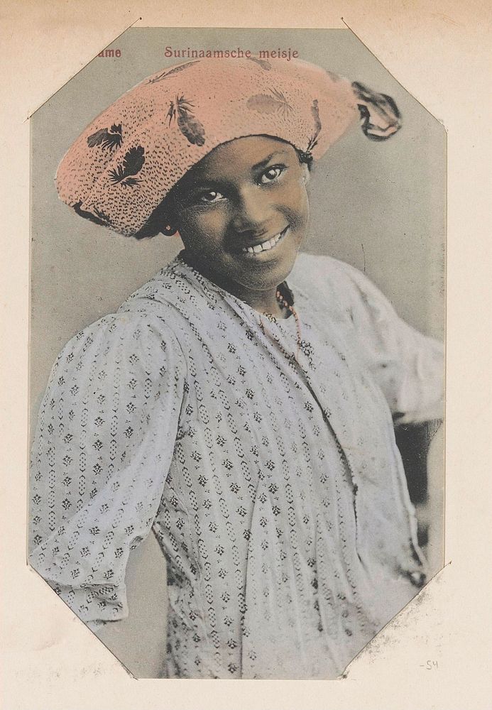 Surinaams meisje (1900 - 1910) by Eugen Klein