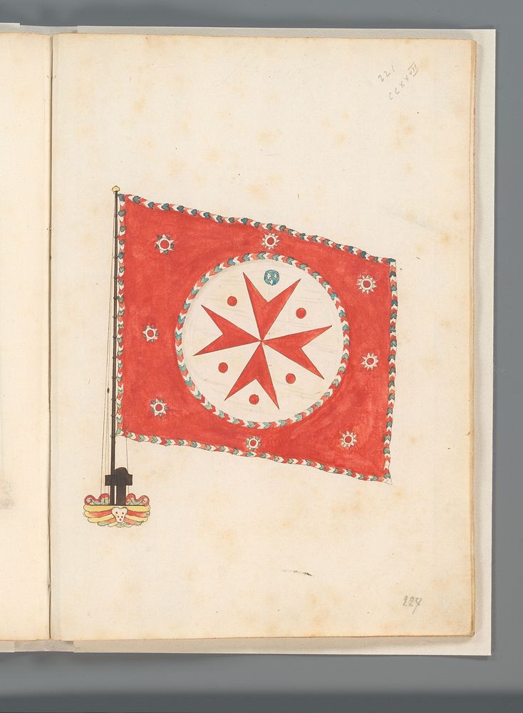 Vlag van Florence (1667 - 1670) by anonymous