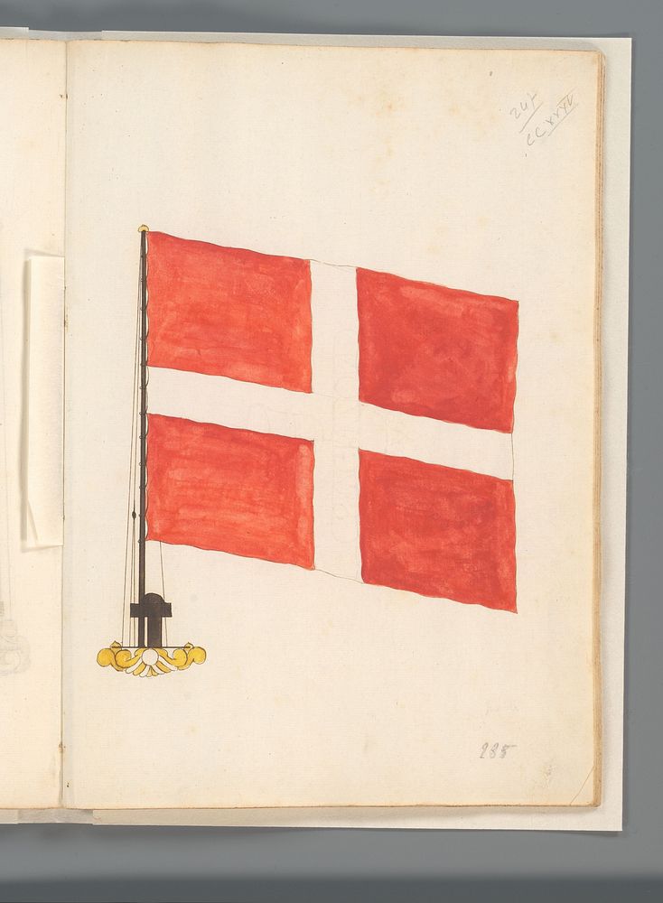 Vlag van Malta (1667 - 1670) by anonymous