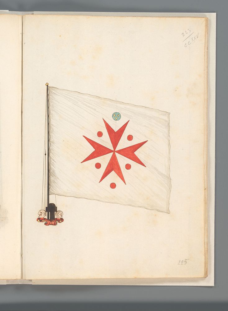Vlag van Livorno (1667 - 1670) by anonymous