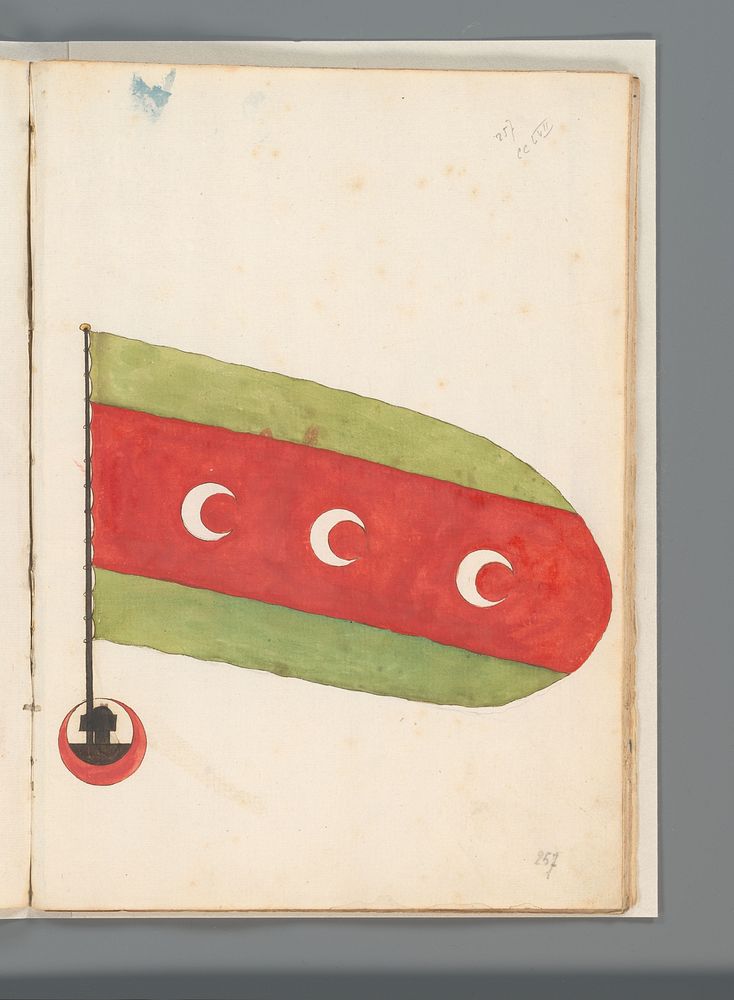 Noord-Afrikaanse vlag (1667 - 1670) by anonymous