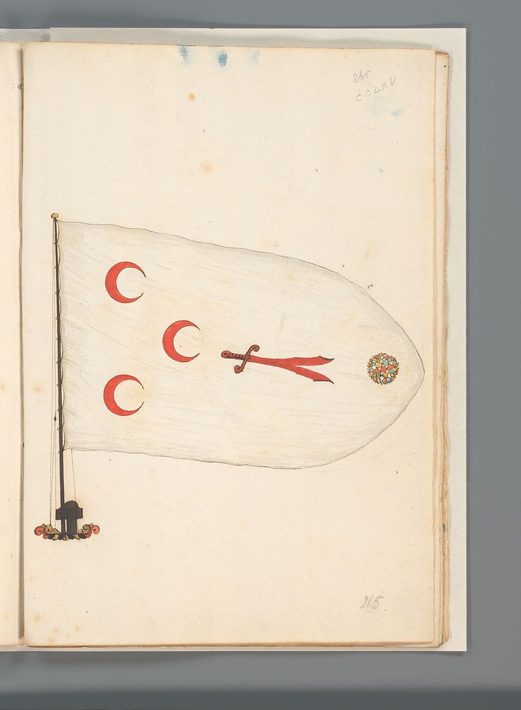 Vlag van een Noord-Afrikaanse staat (1667 - 1670) by anonymous