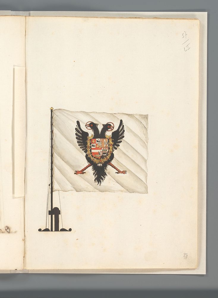 Vlag van Sicilië (1667 - 1670) by anonymous
