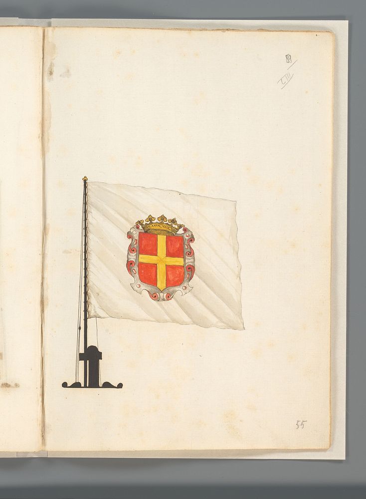 Vlag van Messina (1667 - 1670) by anonymous