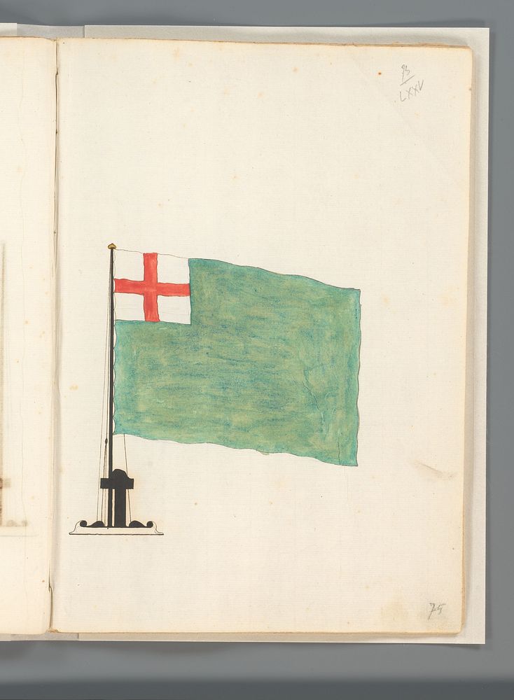 Vlag van Groot-Brittannië (1667 - 1670) by anonymous