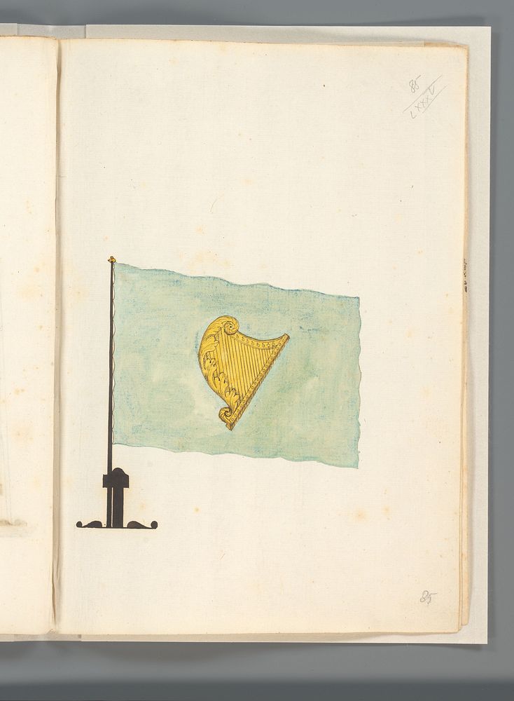 Vlag van Ierland (1667 - 1670) by anonymous