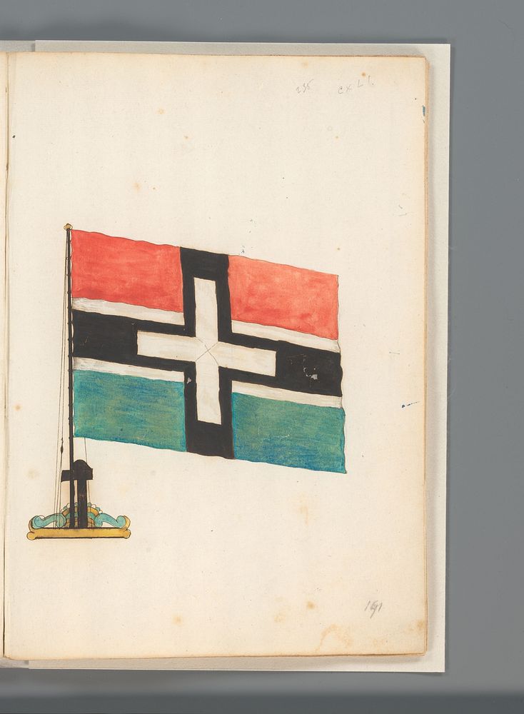 Vlag van Portugal (1667 - 1670) by anonymous