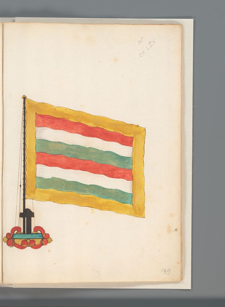 Vlag van de Republiek der Zeven Verenigde Nederlanden (1667 - 1670) by anonymous