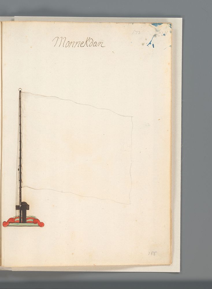 Vlag van Monnickendam (1667 - 1670) by anonymous