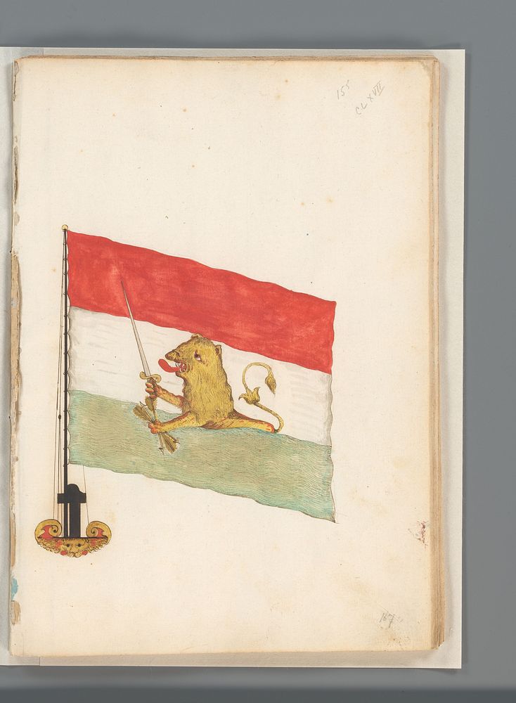 Vlag van Zeeland (1667 - 1670) by anonymous