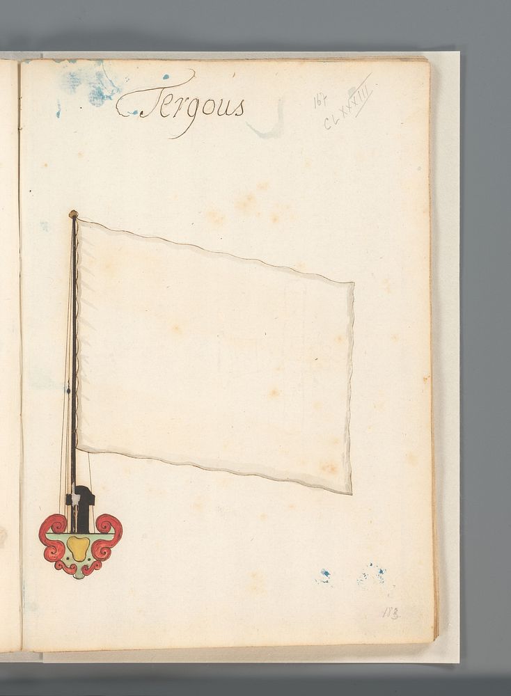 Vlag van Goes (blanco) (1667 - 1670) by anonymous