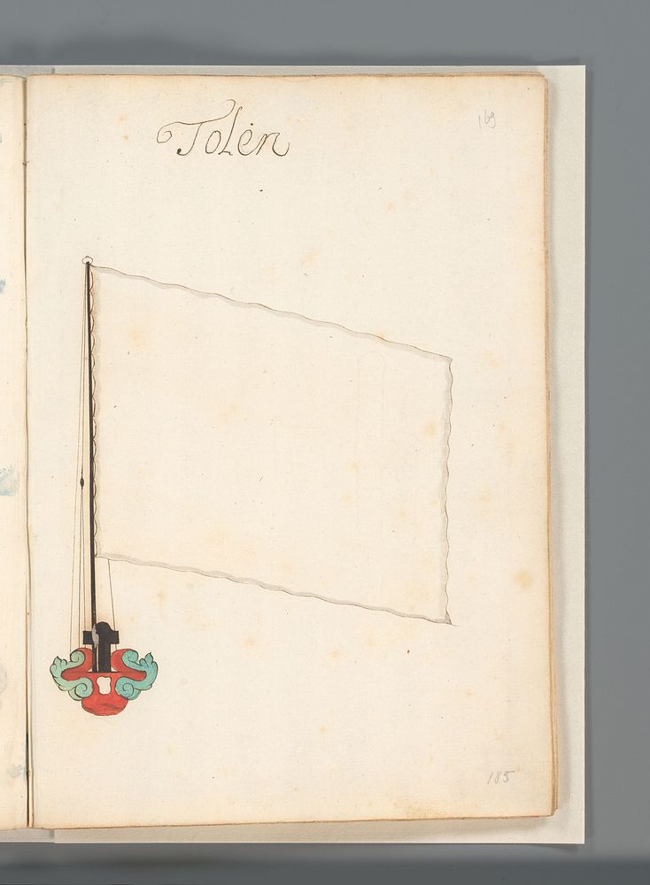 Vlag van Tholen (blanco) (1667 - 1670) by anonymous