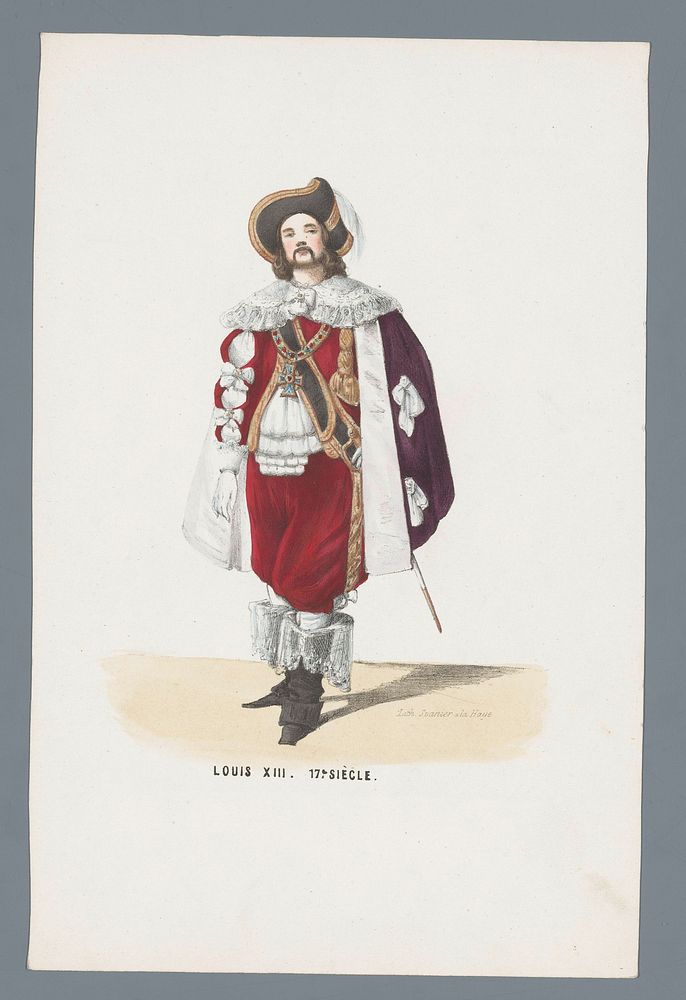 Louis XIII. 17e Siècle (1840 - 1850) by Elias Spanier