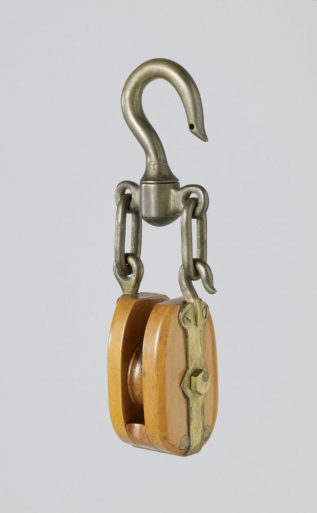 Model of a Snatch Block (1859) by anonymous