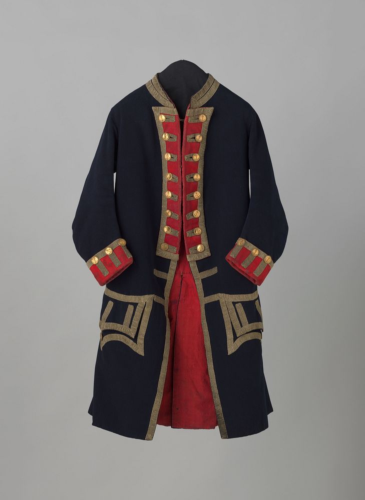 Uniformrok van Willem Crul (1750 - 1775) by anonymous