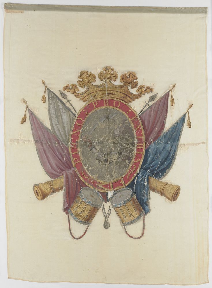 Vaandel van het regiment Hollandse Gardes te voet (c. 1786 - c. 1788) by anonymous