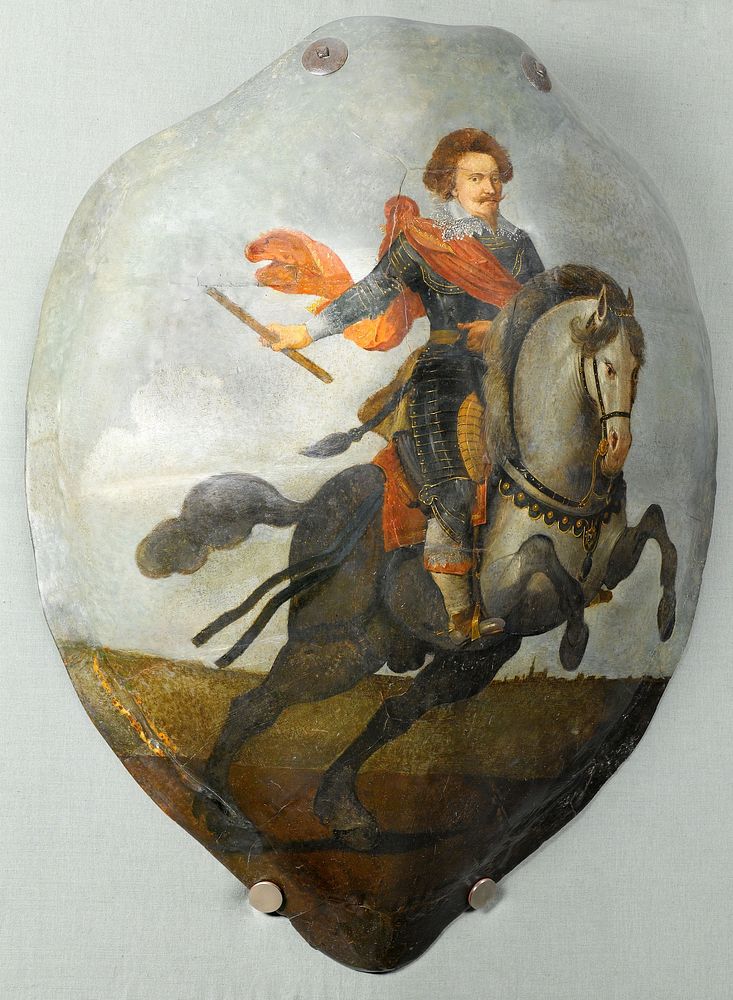 Equestrian Portrait of Frederick Henry (in or after 1631) by anonymous and Pauwels van Hillegaert