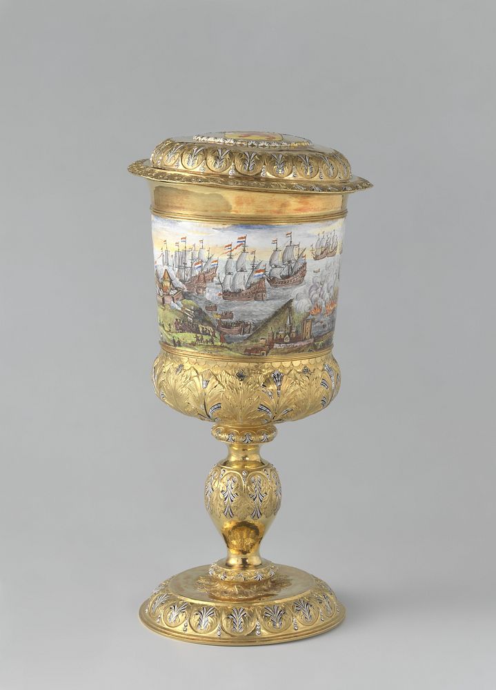 Michiel de Ruyter’s goblet (1667) by Nicolaes Loockemans