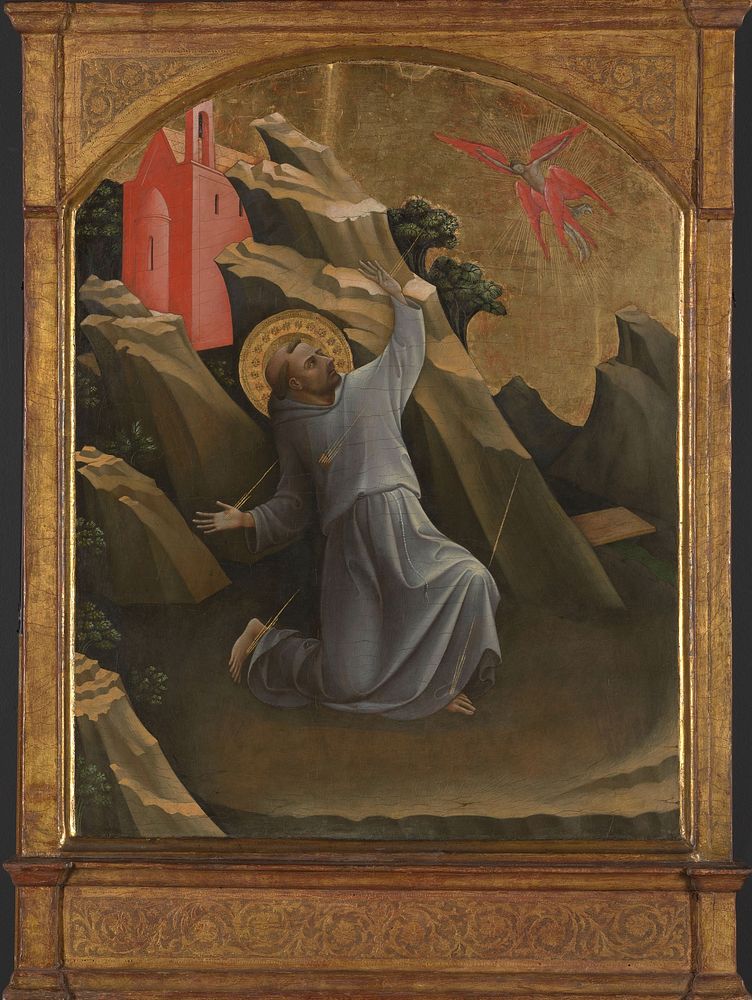 Saint Francis Receiving the Stigmata (c. 1420) by Lorenzo Monaco