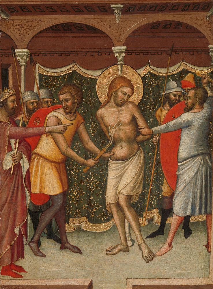 The Flagellation (c. 1365) by Luca di Tommè