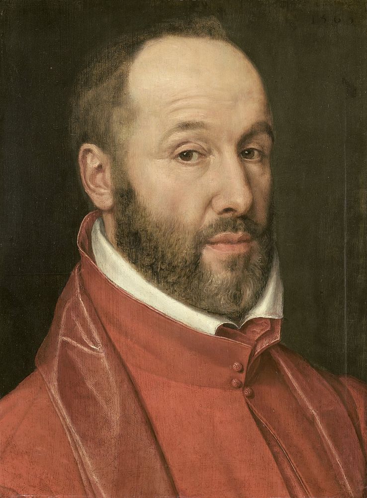 Portrait of Antoine Perrenot, Cardinal de Granvelle, Minister to Charles V and Philip II (1565) by anonymous