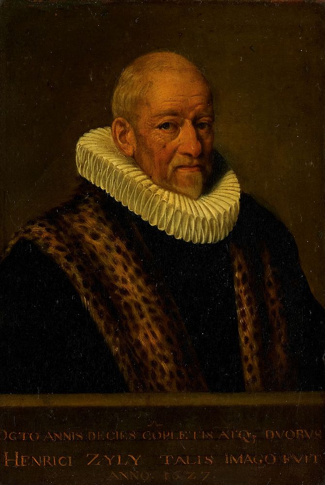Portrait of Henricus van Zijl (1545-1627) (1627) by Nicolaes van Borculo