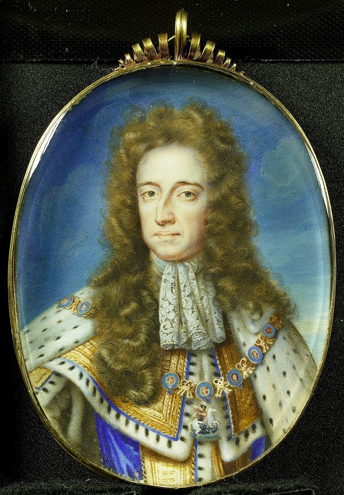 Portrait of William III (1650-1702), prince of Orange. From 1689 on king of England (1689 - 1719) by Benjamin Arlaud
