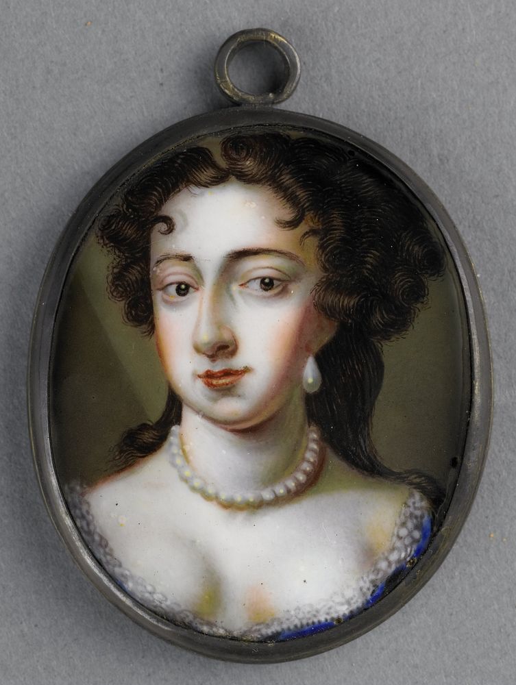 Portrait of Mary Stuart (1662-95). Wife of William III (1689 - 1727) by Charles Boit and Willem Wissing