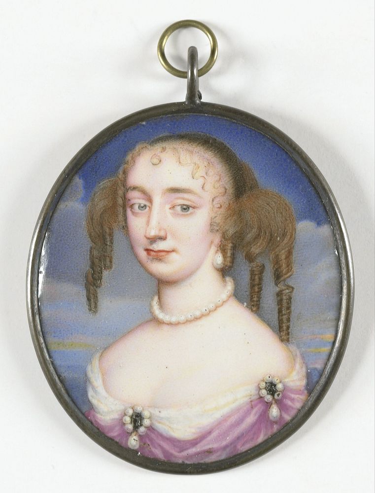 Portret van een vrouw, misschien Anne Hyde (1637-71), eerste echtgenote van Jacobus II van Engeland (1662) by anonymous