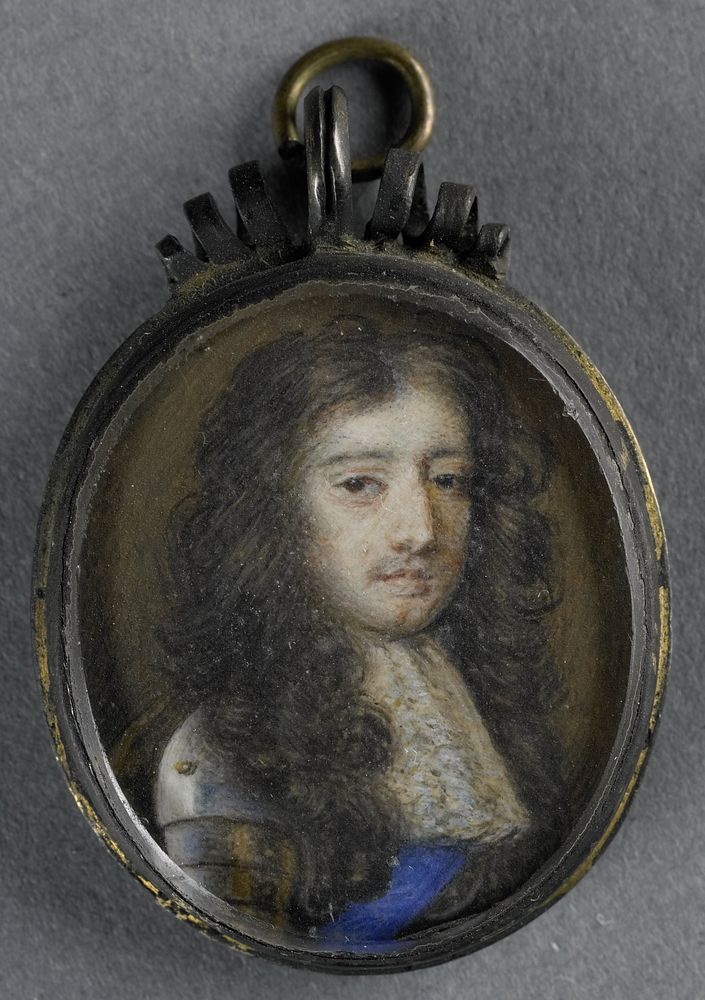 Willem III (1650-1702), prins van Oranje (1675 - 1680) by Richard Gibson and anonymous