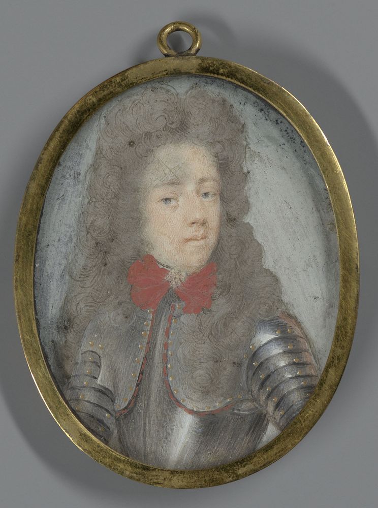 Portrait of Hendrik Casimir II (1657-96), Prince of Nassau-Dietz (c. 1690) by Marie Duchatel, anonymous and Lancelot Volders