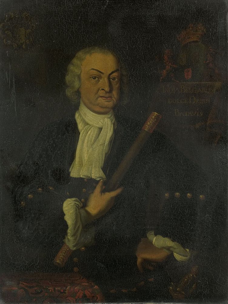 Hendrik Swaardecroon (1667-1728). Gouverneur-generaal (1718-25) (1750 - 1800) by Hendrik van den Bosch