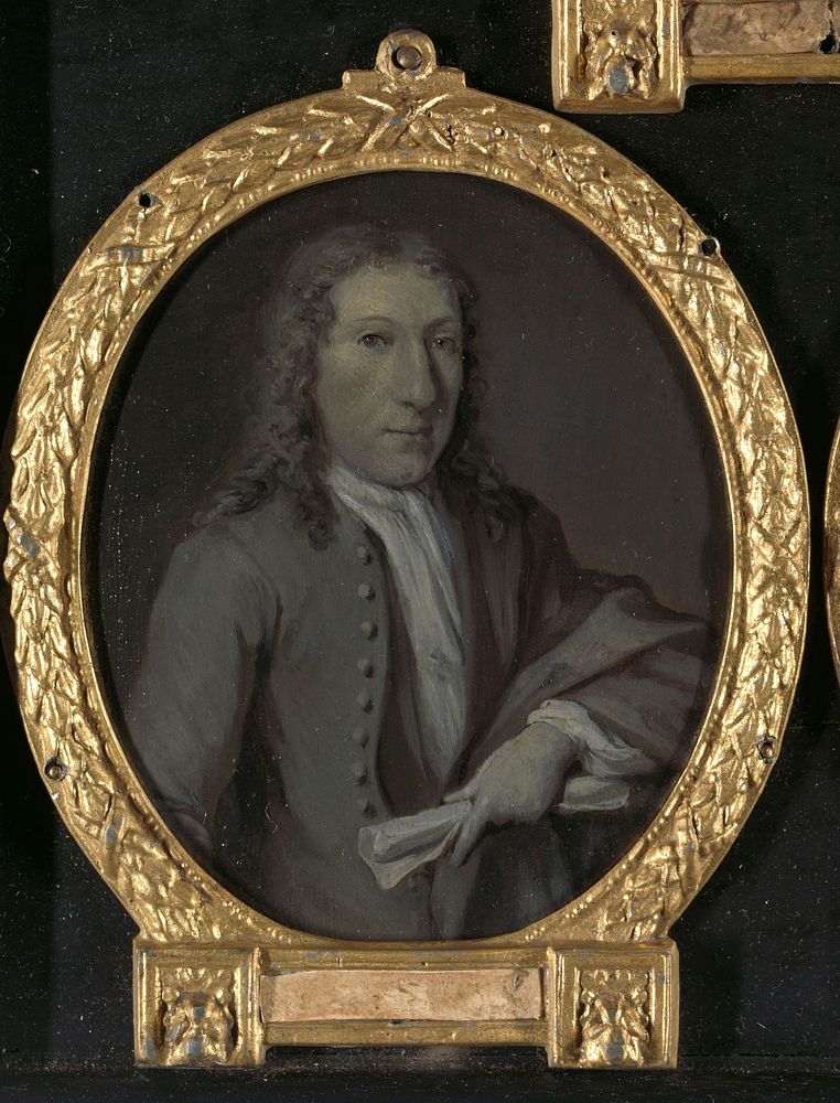 Portrait of Gijsbert Tijssens (1693-1732), Playwright in Amsterdam (1732 - 1771) by Jan Maurits Quinkhard