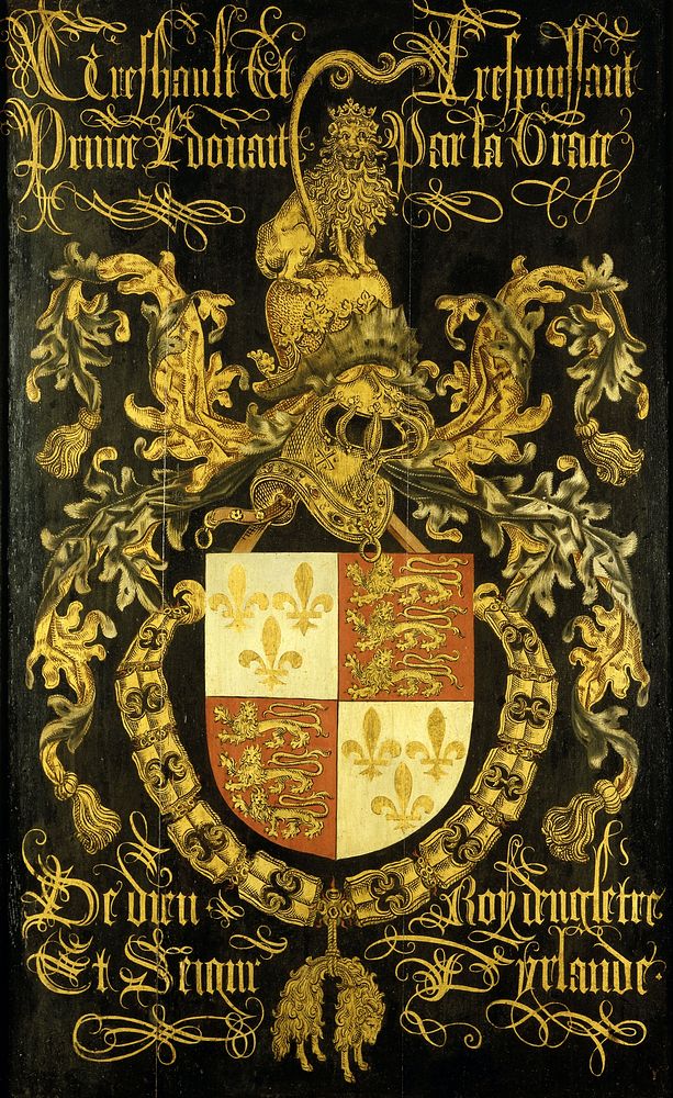 Shield of Edward IV (1442-83), King of England, in his Capacity as Knight of the Order of the Golden Fleece (c. 1481) by…